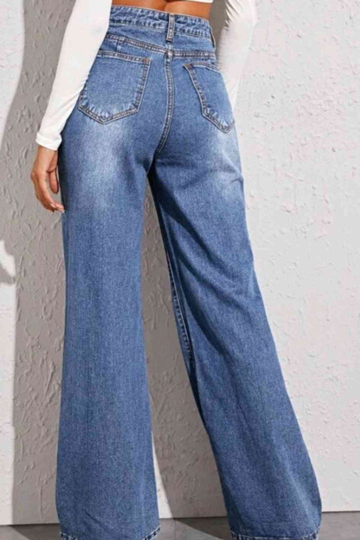 High Waist Wide Leg Jeans | 1mrk.com