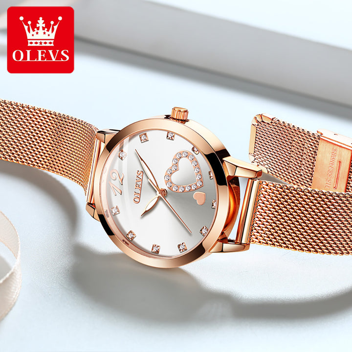 OLEVS 5189 Fashion Quartz Watches Beautiful Lady Wristwatch Women OLEVS