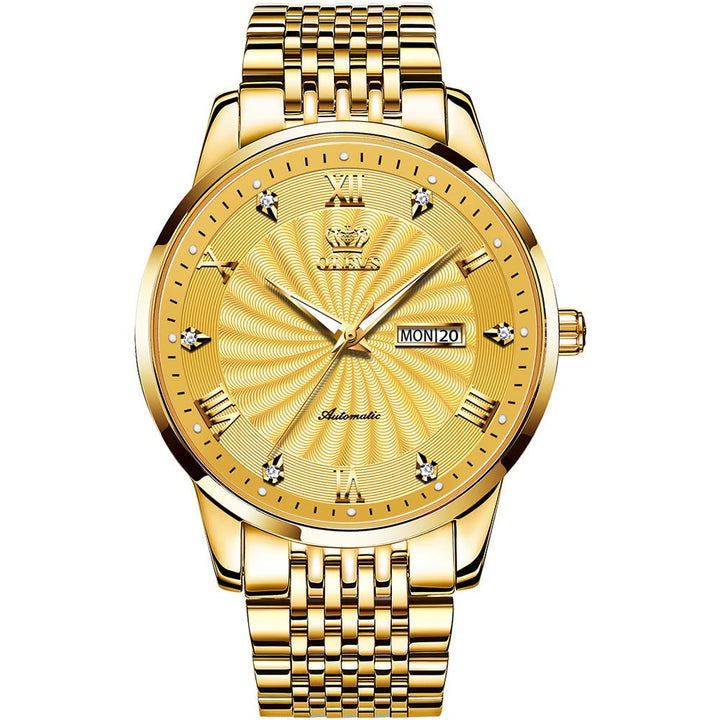 Watches OLEVS 6630 Cheap Sport Gold Luxury Brand Automatic Stainless OLEVS