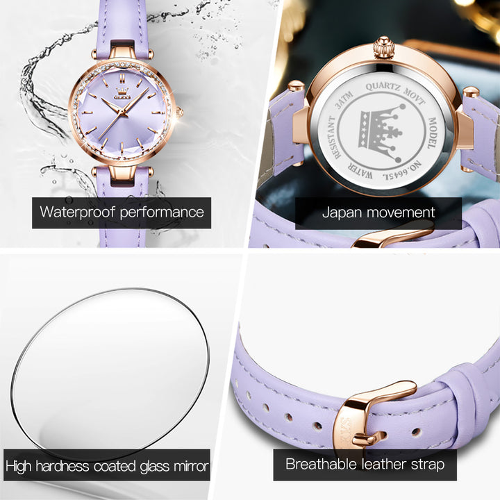OLEVS 6645 Watches Female Quartz Watch Brand Fashion Ladies | 1mrk.com