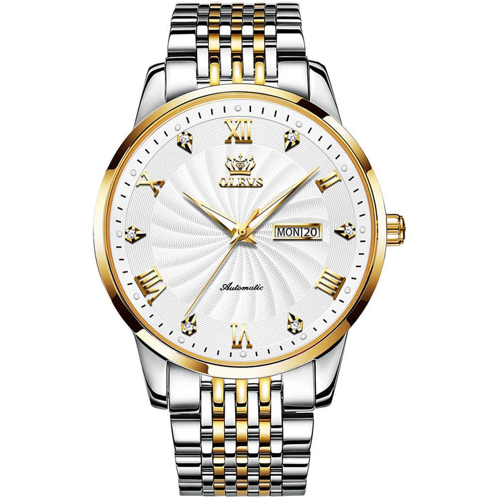 Watches OLEVS 6630 Cheap Sport Gold Luxury Brand Automatic Stainless | 1mrk.com