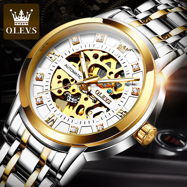 OLEVS 9901 Watches Men Fashion Men Diamond Automatic Mechanical | 1mrk.com