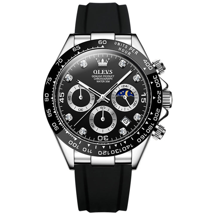 OLEVS 2875 Watches Strap Quartz New Mens Chronograph Luxury Sports OLEVS
