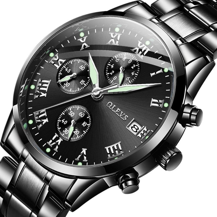 Watches 5569 OLEVS Waterproof Men Business Multi Time Stainless Steel | 1mrk.com
