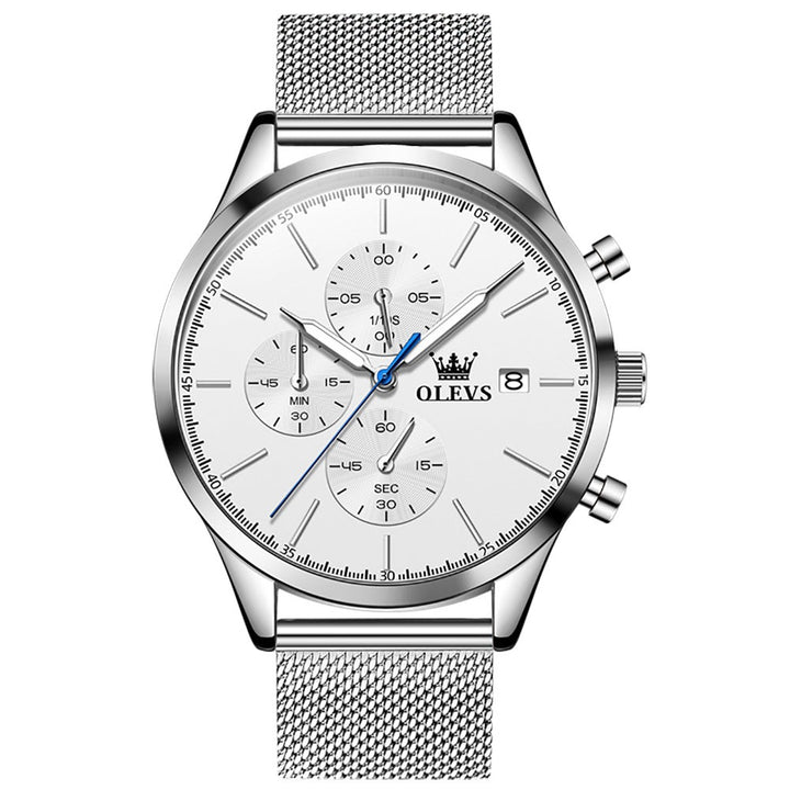 Watches OLEVS 2881 Men Wristwatch Water Resistant Stainless Steel OLEVS