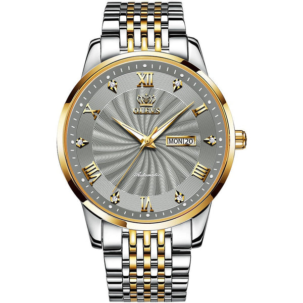 Watches OLEVS 6630 Cheap Sport Gold Luxury Brand Automatic Stainless | 1mrk.com