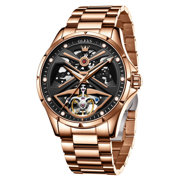 Watches OLEVS 6655 Men Gift Luxury Mechanical Watches Stainless | 1mrk.com