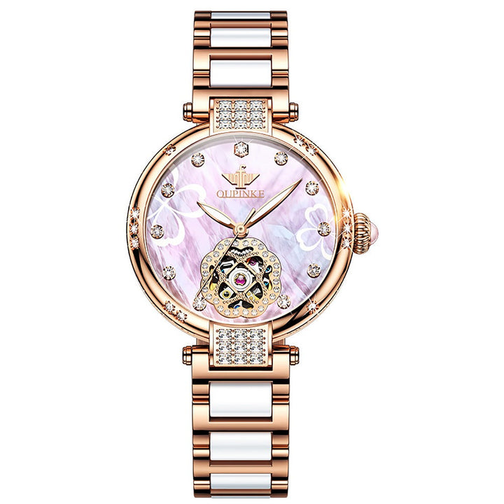 OUPINKE 3183 Watches WOMEN Factory Stainless Steel production Automatic OUPINKE