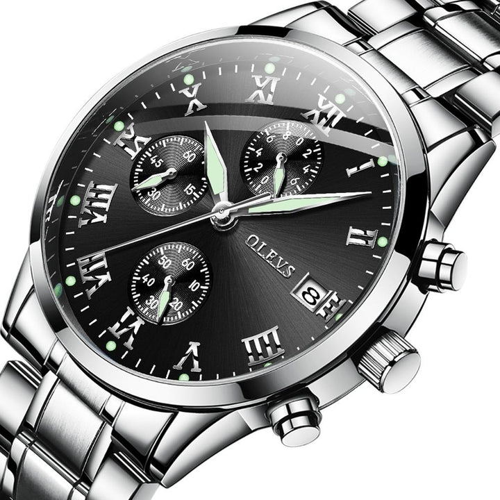 Watches 5569 OLEVS Waterproof Men Business Multi Time Stainless Steel | 1mrk.com