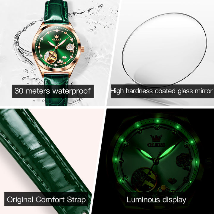 OLEVS 6601 Watches For Women Luxury Brand Fashion Classic Diamond OLEVS