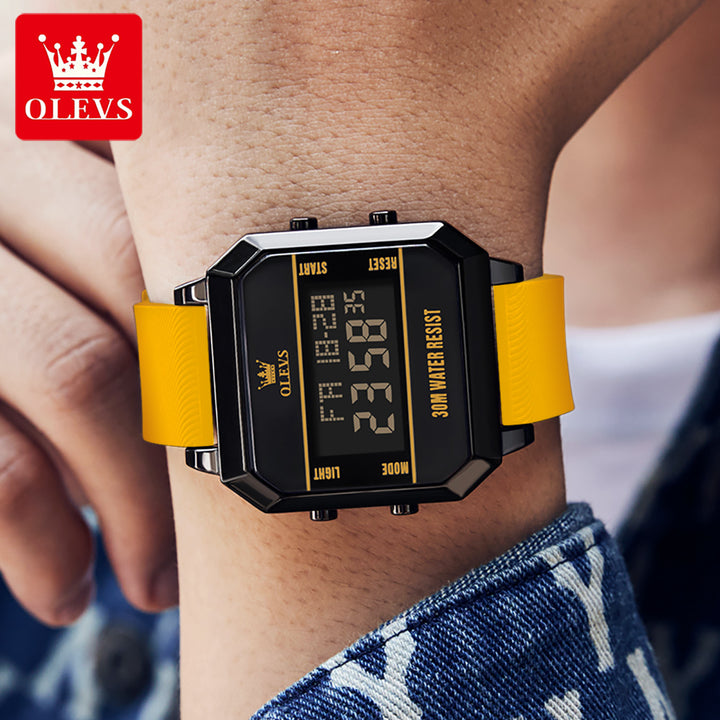 OLEVS 1103 Digital watch classic Ultra light alloy clock watches men | 1mrk.com