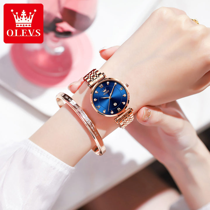 OLEVS 5866 WristWatch Fashion Women Quartz Watch Water Resistant | 1mrk.com