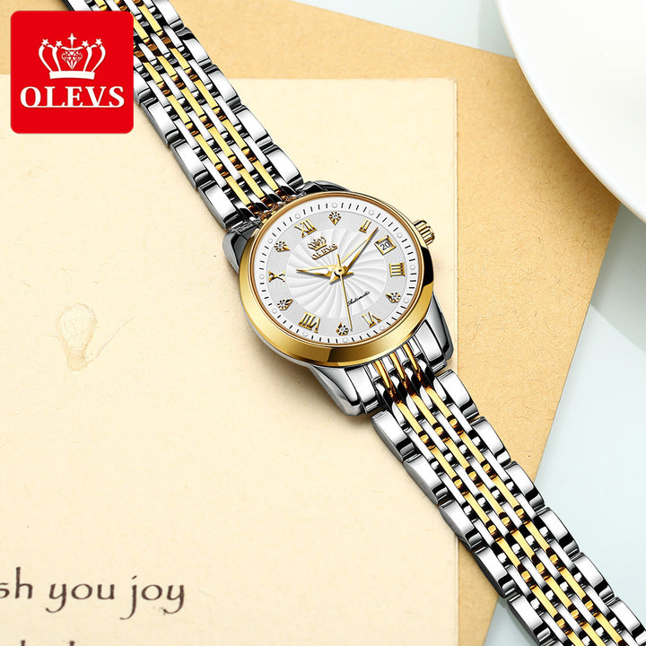 Olevs 6630 watches women Top Brand Luxury Bracelet Lady Gold Watch | 1mrk.com
