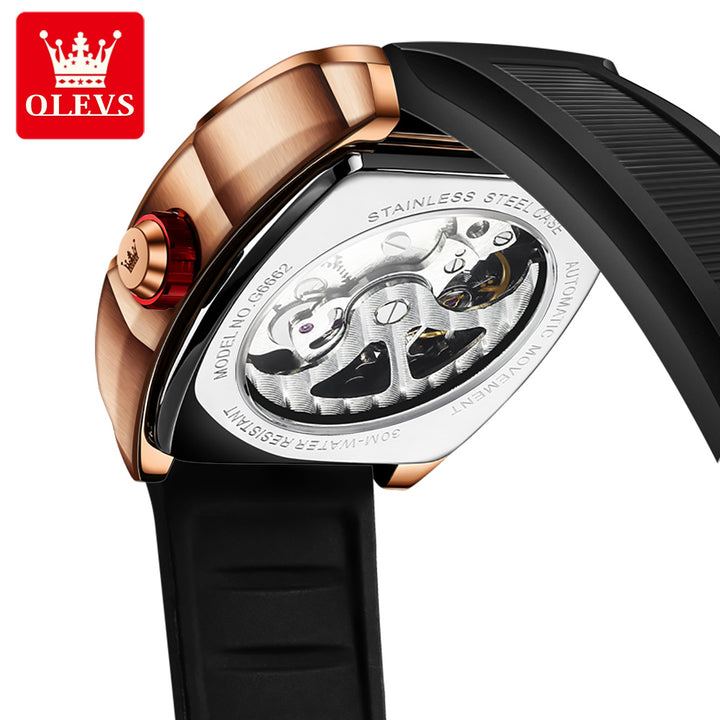 OLEVS 6662 Style Custom Watch Luxury Men Automatic Mechanical OLEVS