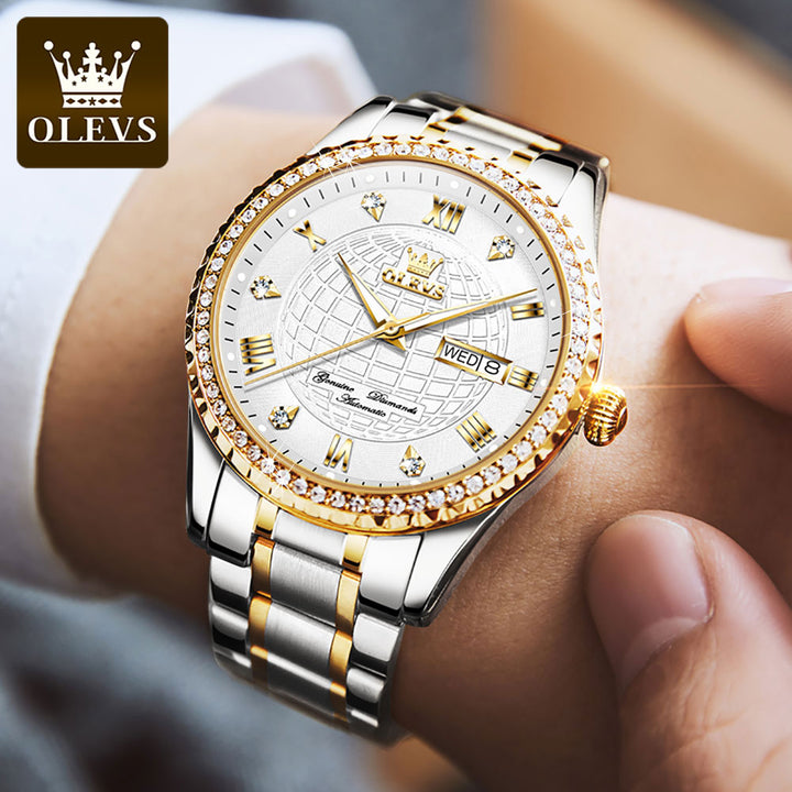 Olevs 6616 WristWatch Watch Fashion Business Mechanical OLEVS