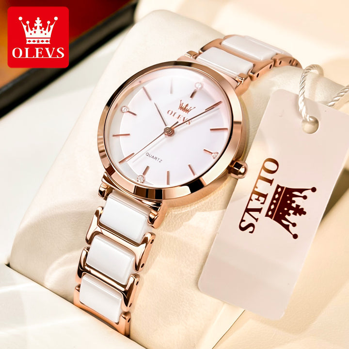 OLEVS 5877 Watches Ladies Japan Brand movement Fashionable Business | 1mrk.com