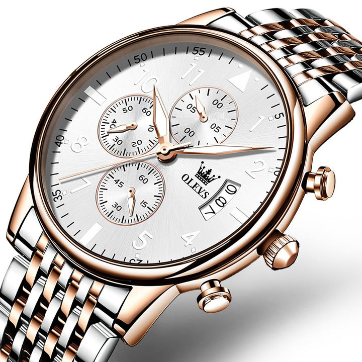 Watches 2869 OLEVS Brand Men Business Quartz Sport Luxury Waterproof Coin OLEVS