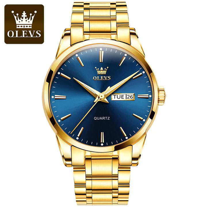 Brand OLEVS Wristwatch Men Business Quartz Waterproof 6898G |1mrk.com