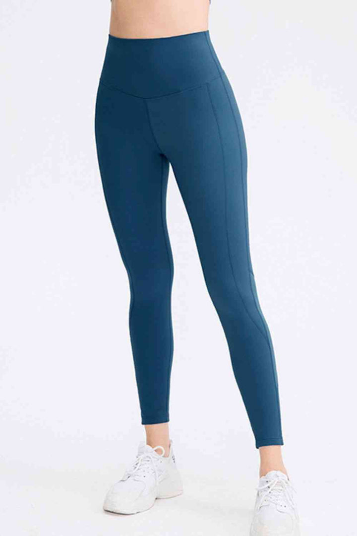 Wide Waistband Slim Fit Long Sports Pants |1mrk.com