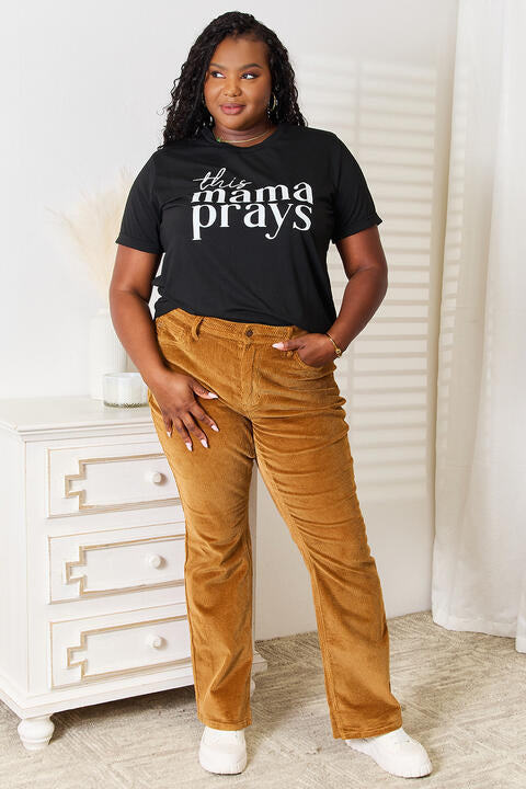 Simply Love THIS MAMA PRAYS Graphic T-Shirt | 1mrk.com