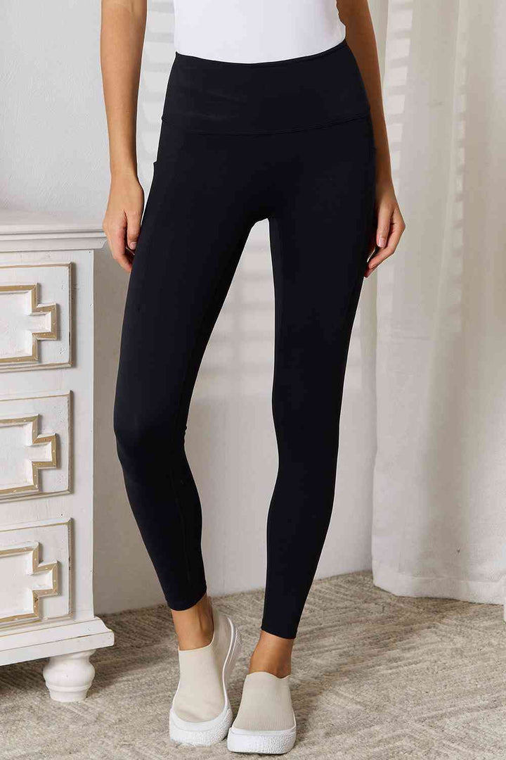 Basic Bae Wide Waistband Sports Leggings |1mrk.com