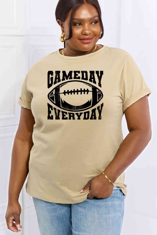 Simply Love Full Size GAMEDAY EVERYDAY Graphic Cotton Tee | 1mrk.com