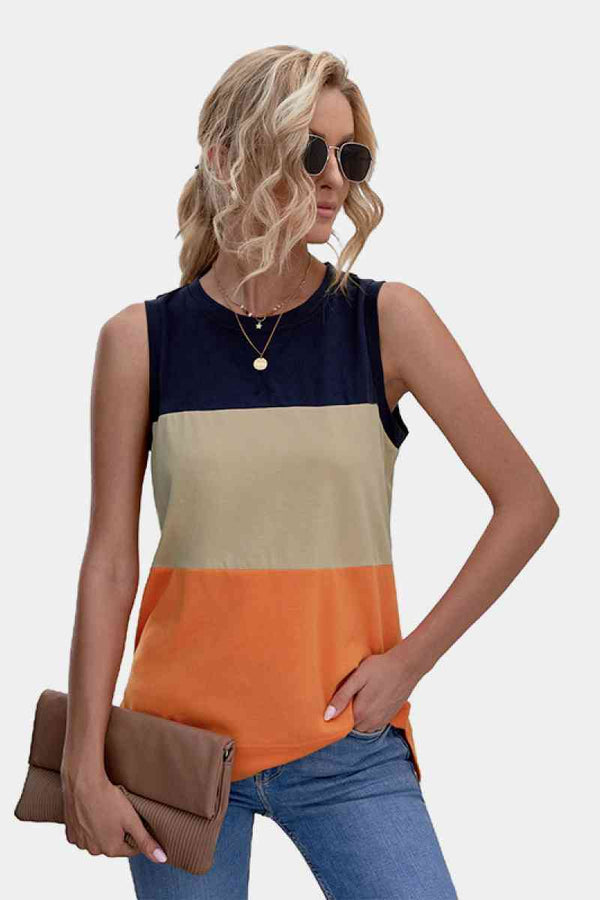 Color Block Tank Top | 1mrk.com