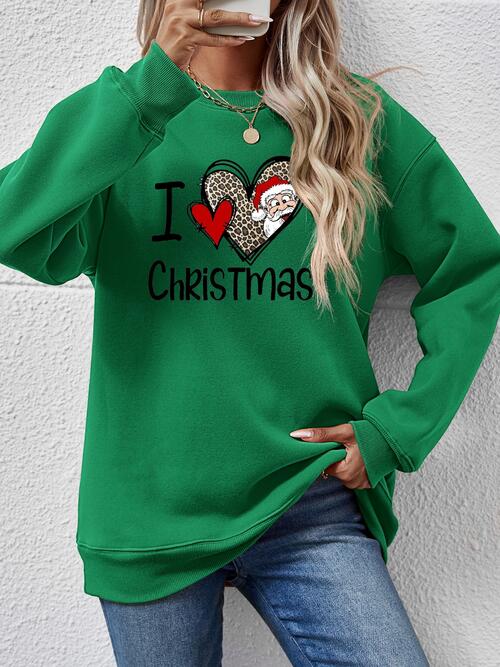 CHRISTMAS Graphic Round Neck Sweatshirt |1mrk.com