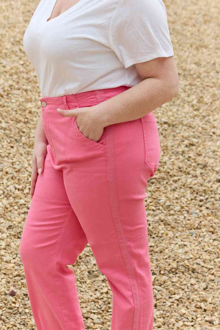 RISEN Caroline Full Size High Waisted Jogger Jeans | 1mrk.com