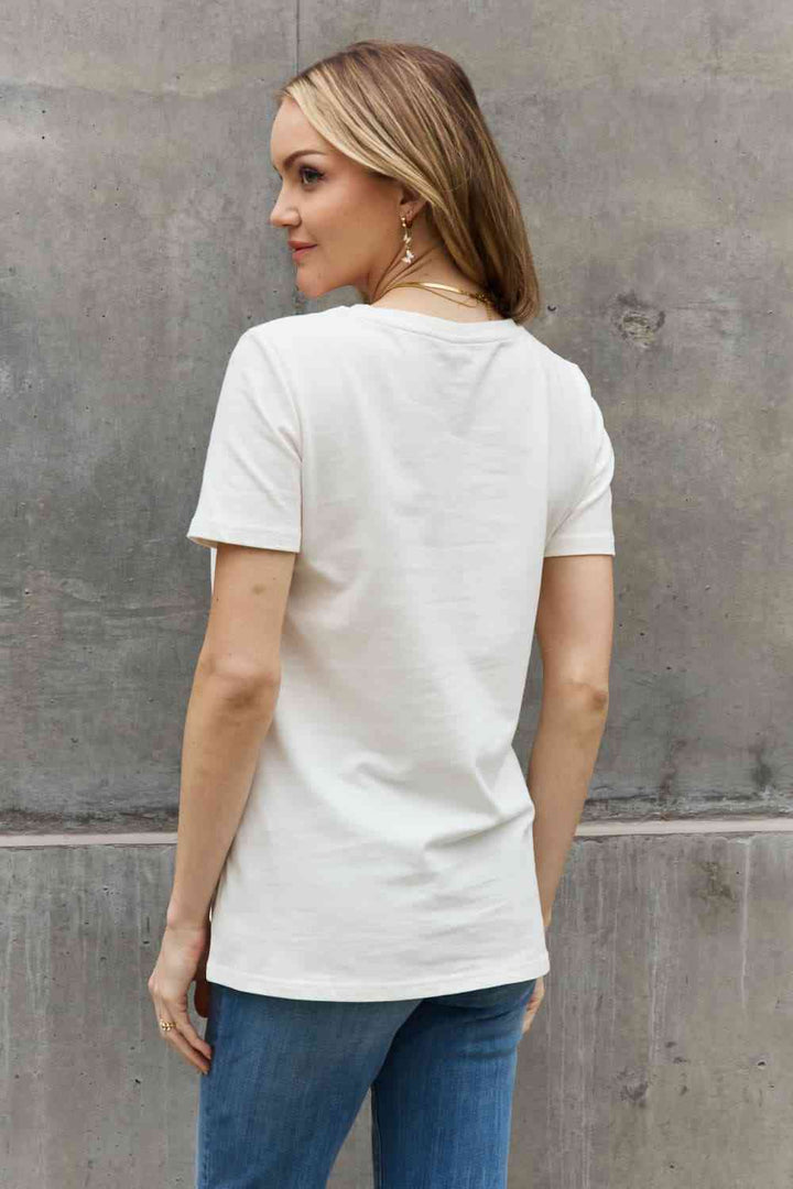 Simply Love MAMA Butterfly Graphic Cotton T-Shirt | 1mrk.com