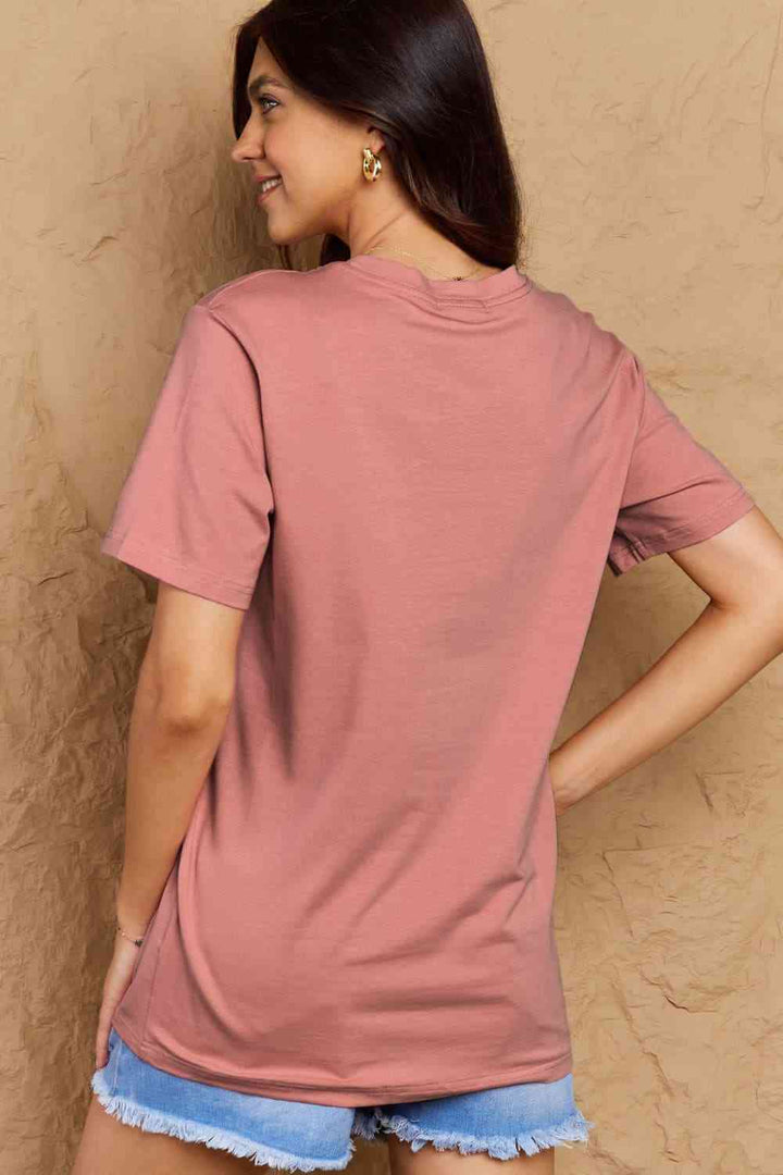 Simply Love Full Size FIND INNER PEACE Graphic Cotton T-Shirt | 1mrk.com