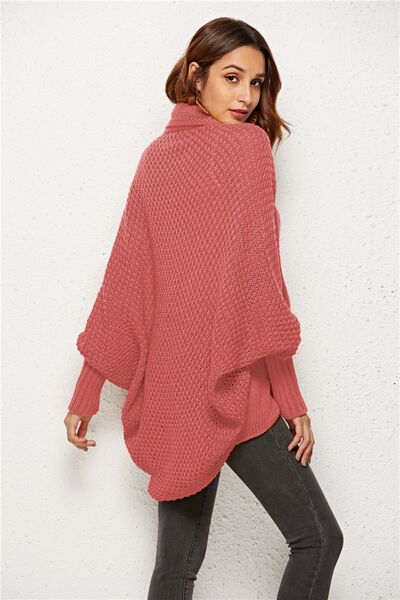 Open Front Batwing Sleeve Cardigan |1mrk.com