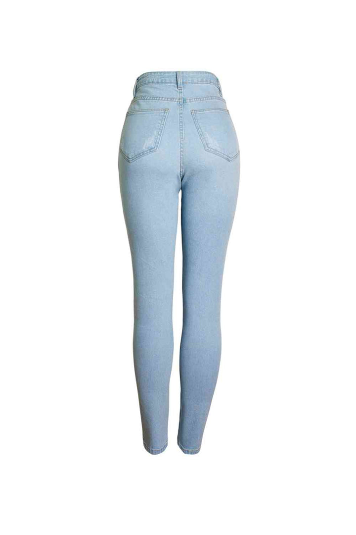 Full Size Love Life High Waist Jeans with Pockets | 1mrk.com