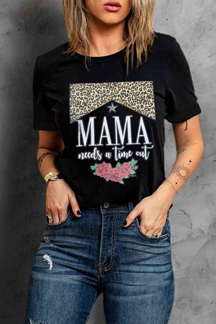 MAMA NEEDS A TIME OUT Graphic Tee | 1mrk.com