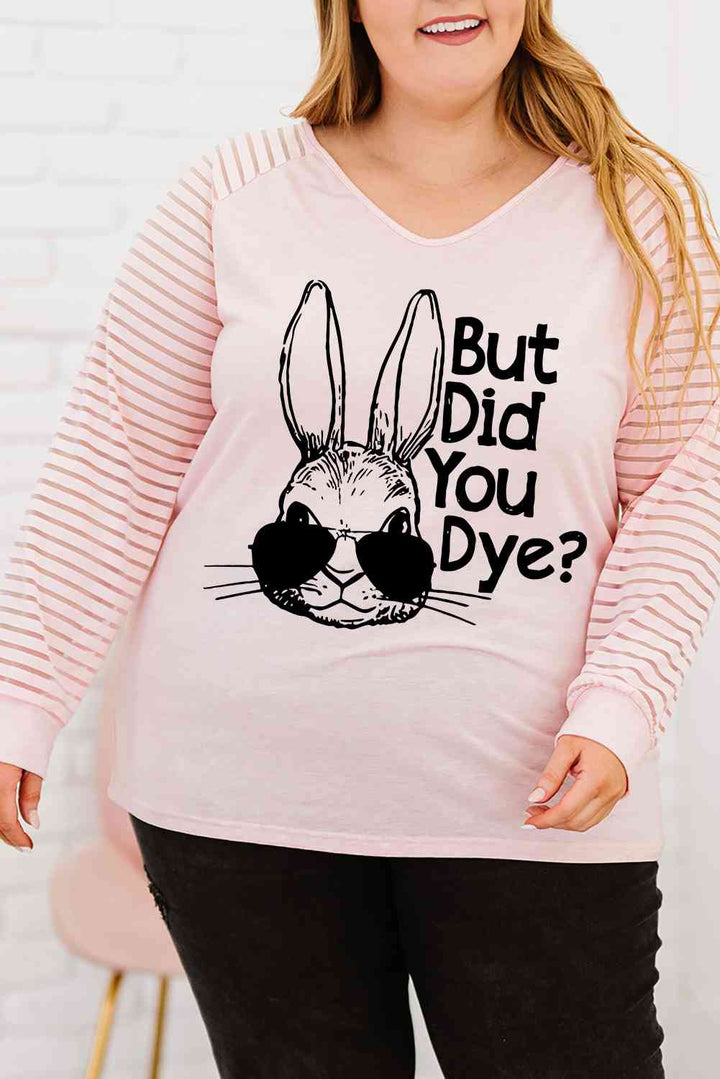 Plus Size BUT DID YOU DYE Graphic Easter Tee | 1mrk.com