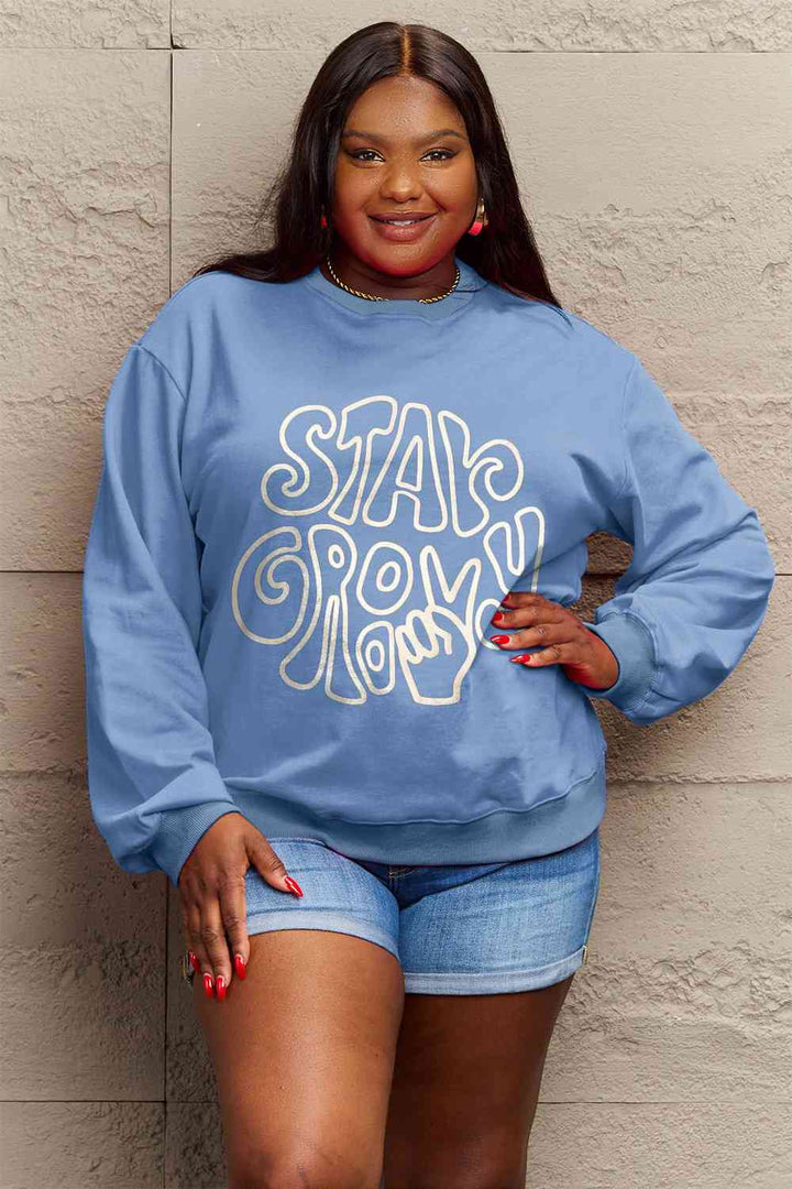 Simply Love Full Size Graphic Sweatshirt |1mrk.com