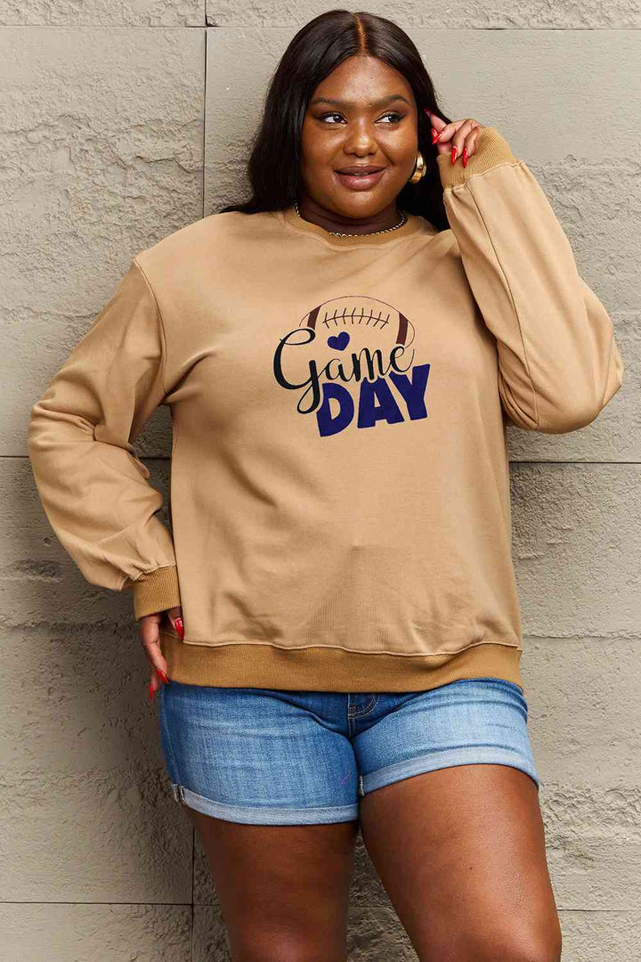 Simply Love Full Size Drop Shoulder Graphic Sweatshirt |1mrk.com