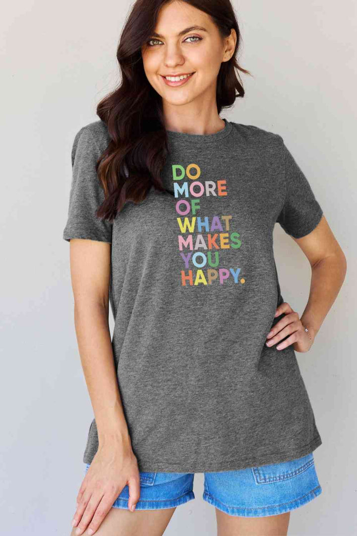 Simply Love Full Size Slogan Graphic T-Shirt | 1mrk.com