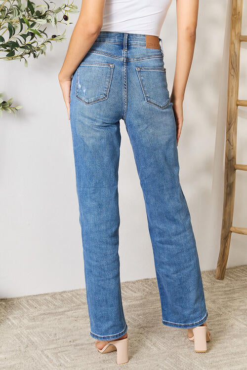 Judy Blue Full Size High Waist Distressed Jeans | 1mrk.com