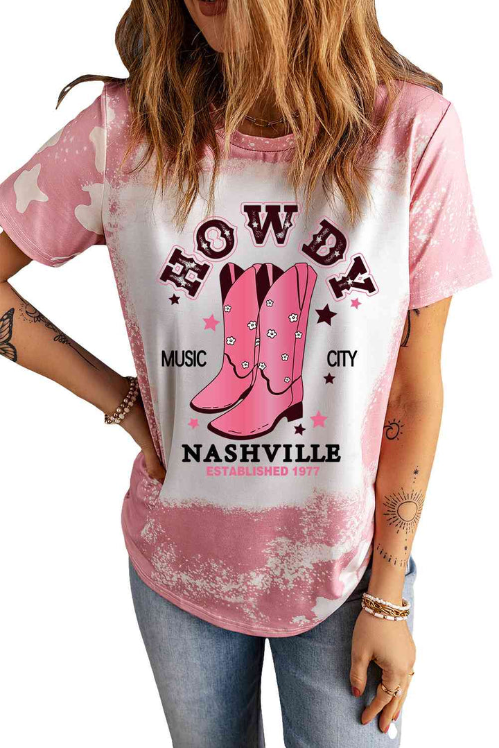 Cowboy Boots Graphic Short Sleeve Tee | 1mrk.com