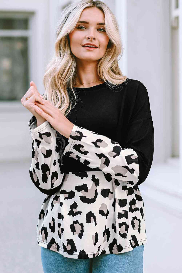 Leopard Long Sleeve T-Shirt | 1mrk.com