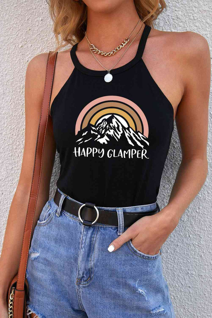 Happy Glamper Graphic Tank | 1mrk.com