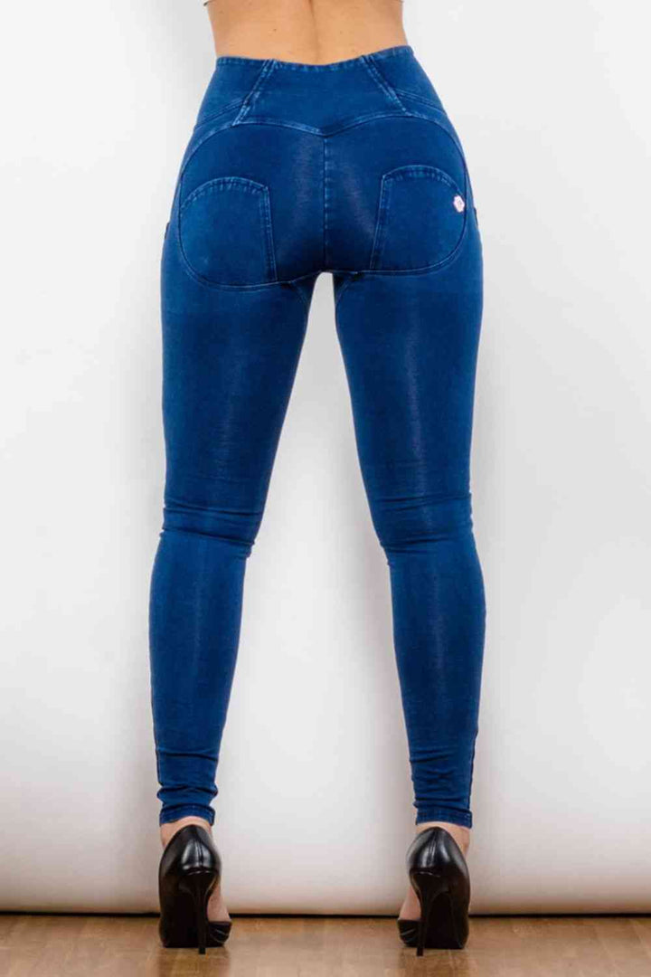 Baeful High Waist Zip Up Skinny Long Jeans |1mrk.com