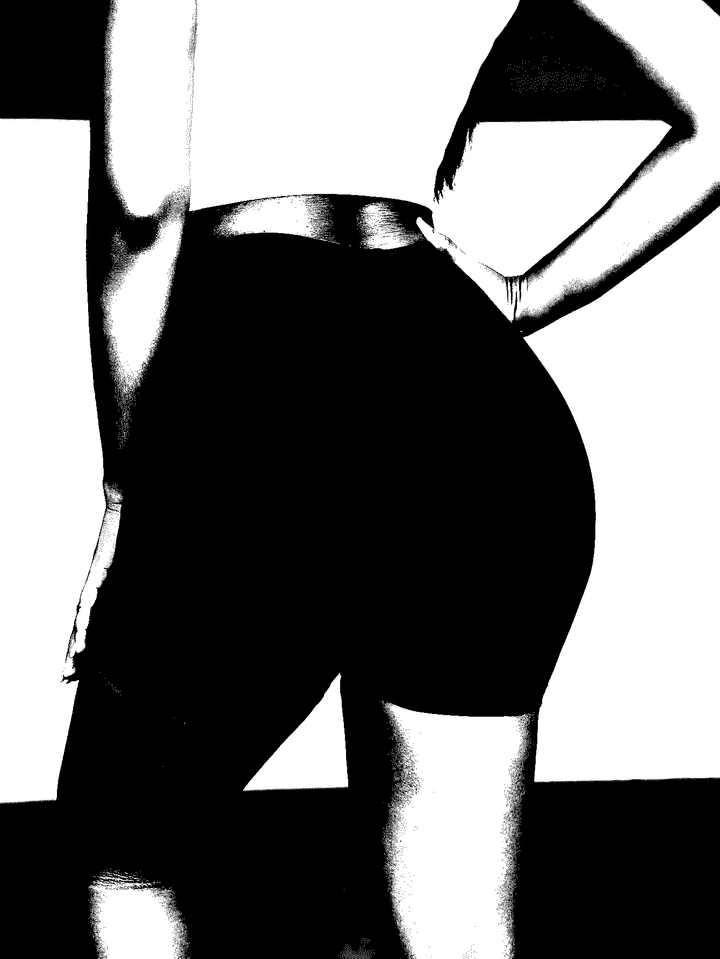 Slim Fit High Waist Shorts |1mrk.com
