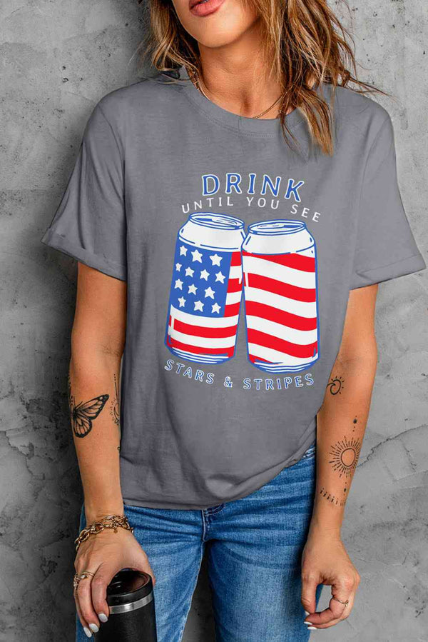 US Flag Graphic Short Sleeve Tee | 1mrk.com