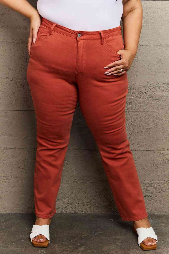 Judy Blue Olivia Full Size Mid Rise Slim Bootcut Jeans | 1mrk.com