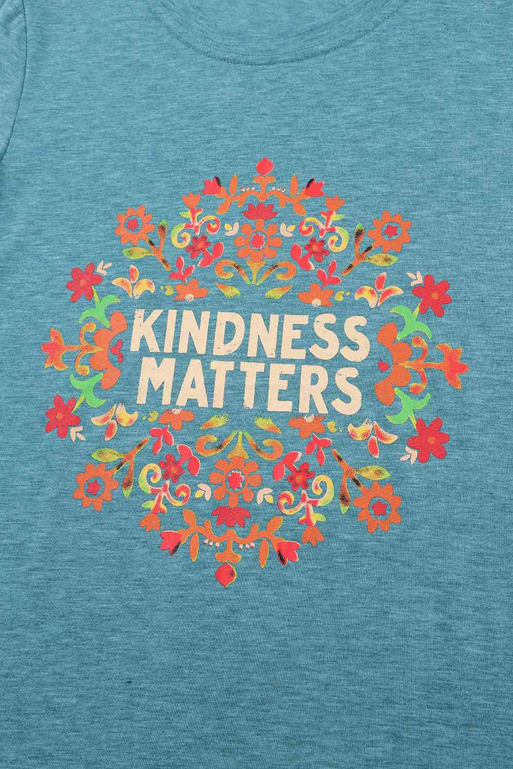 KINDNESS MATTERS Flower Graphic Tee | 1mrk.com