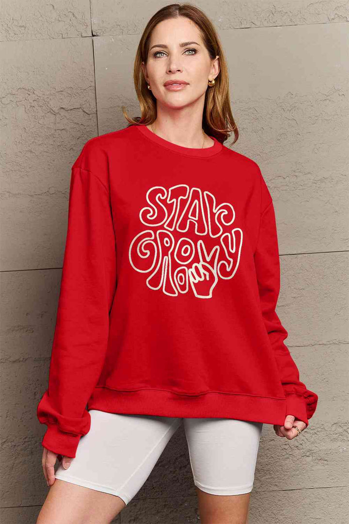 Simply Love Full Size Graphic Sweatshirt |1mrk.com