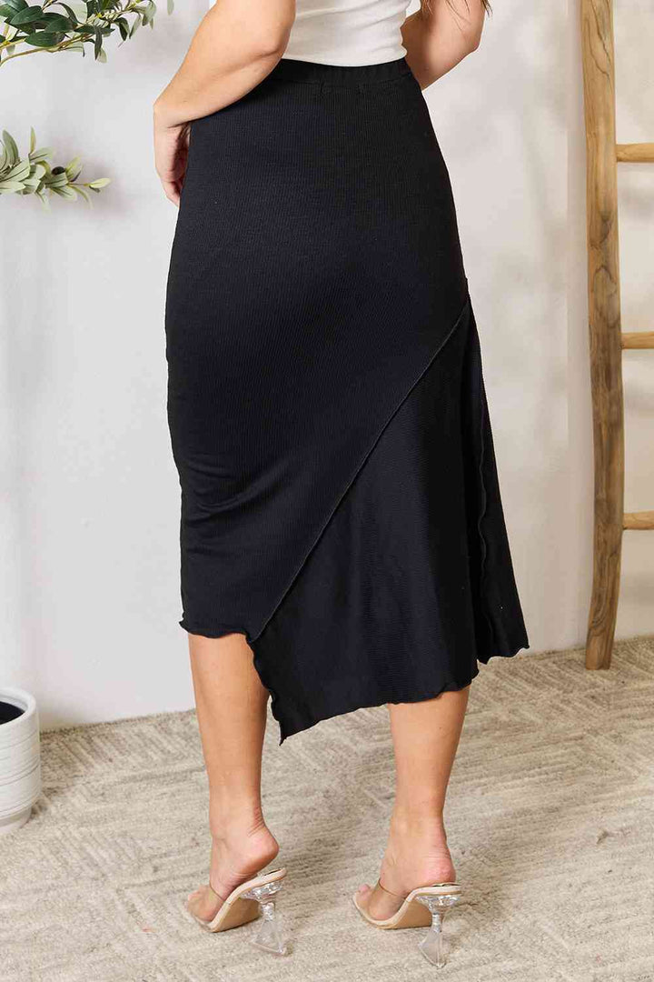 Culture Code Full Size High Waist Midi Skirt |1mrk.com