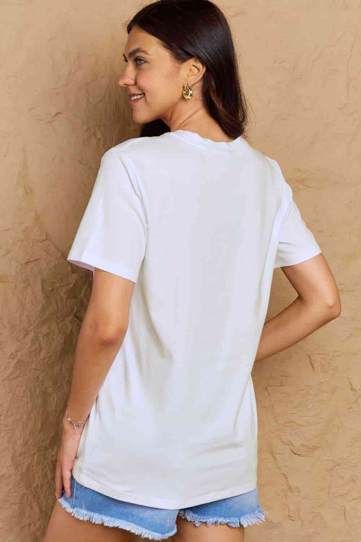 Simply Love Full Size Ballet Dancer Graphic Cotton T-Shirt | 1mrk.com